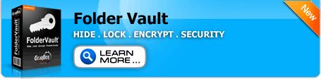 Folder Vault Encryption Software